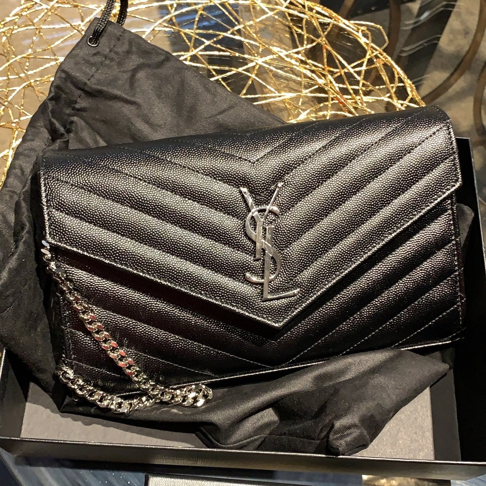 YSL Monogram Chain Wallet